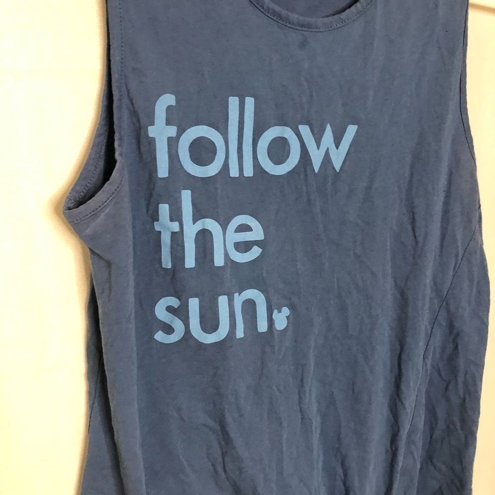 Disney Follow The Sun Wrap Tank Womens Size Small